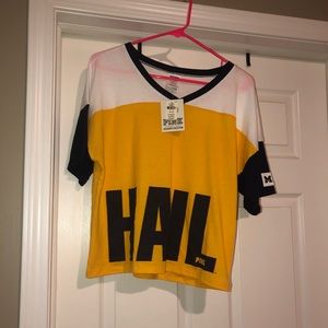 PINK Victoria’s Secret UofM Hail Oversized V-Neck
